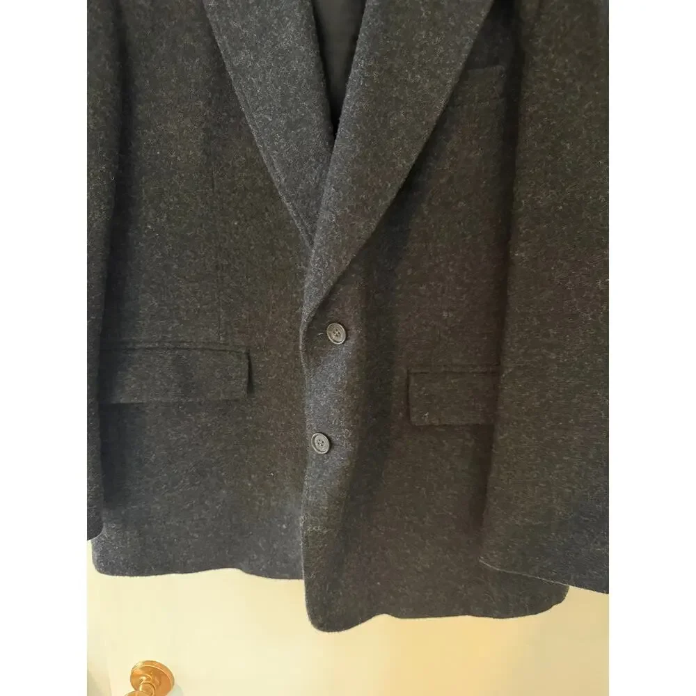 Vintage Wool Blazer Mens 42 Boundary Waters Sport Coat Classic Tailored Jacket ✨